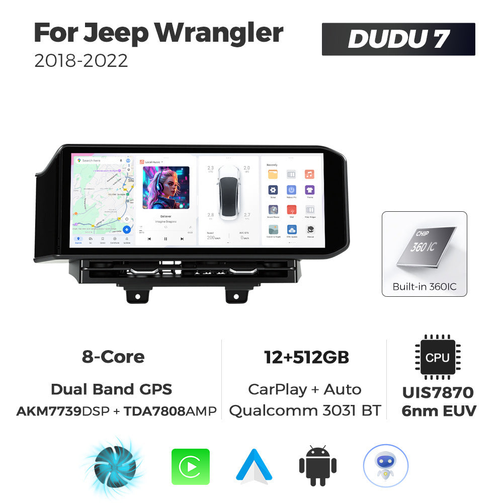 Suitable for jeep wrangler old to new upgrade 18-23 jeep wrangler dudu7