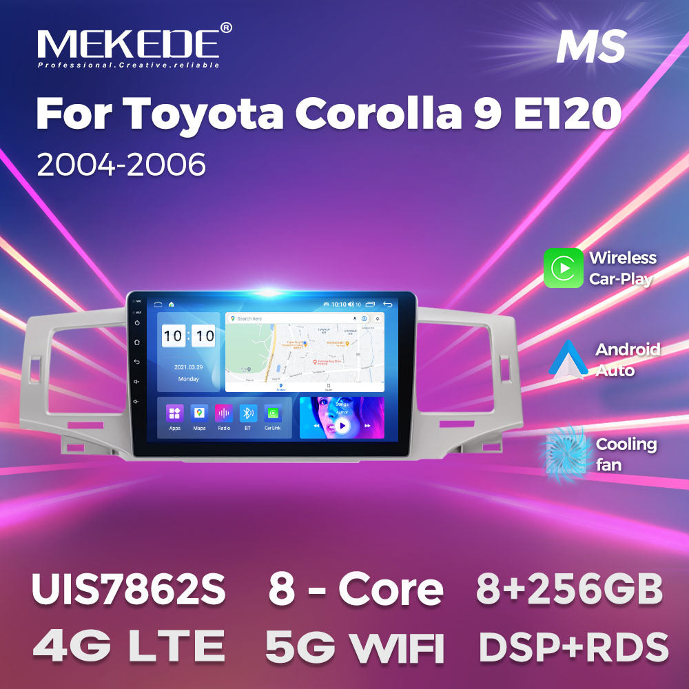 Suitable for toyota corolla 9 e120 2004-2006 car android navigation