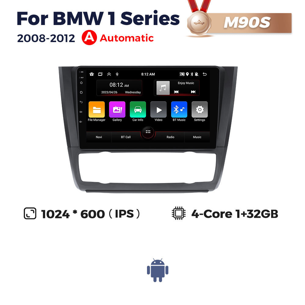 Suitable for bmw 1 series bmw e81 hd car android large screen navigator reversing image wireless carplay