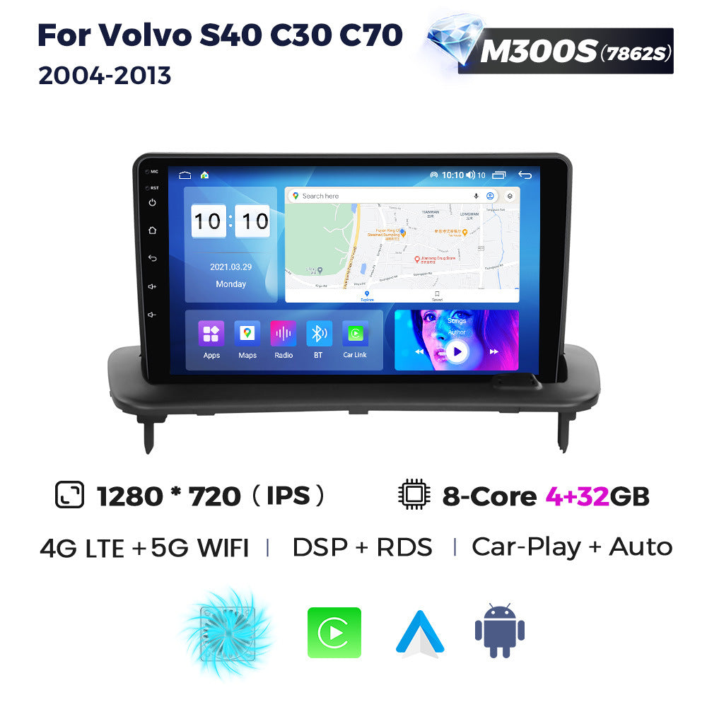 Suitable for volvo 04-12 volvo s40 c30 c70 android large screen car navigation carplay