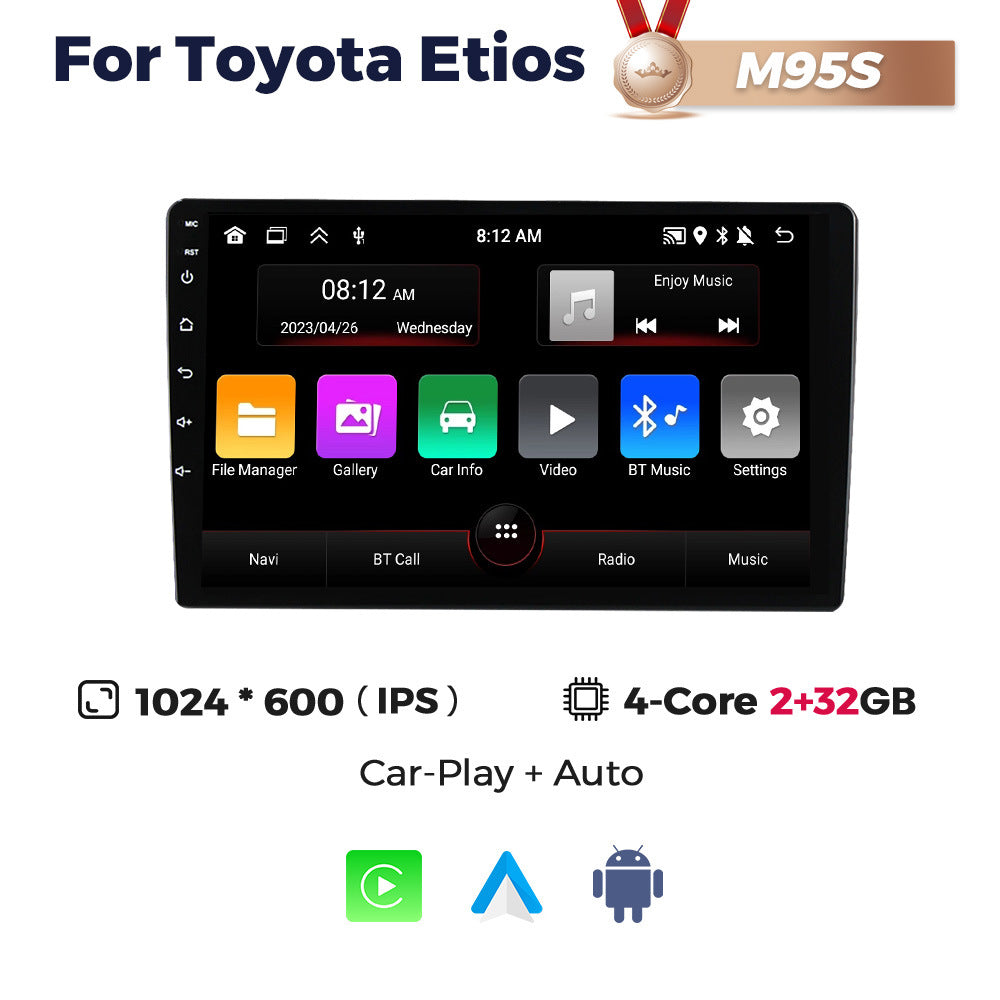 Suitable for toyota etios 2010-2023 toyota etios smart android car large screen navigator