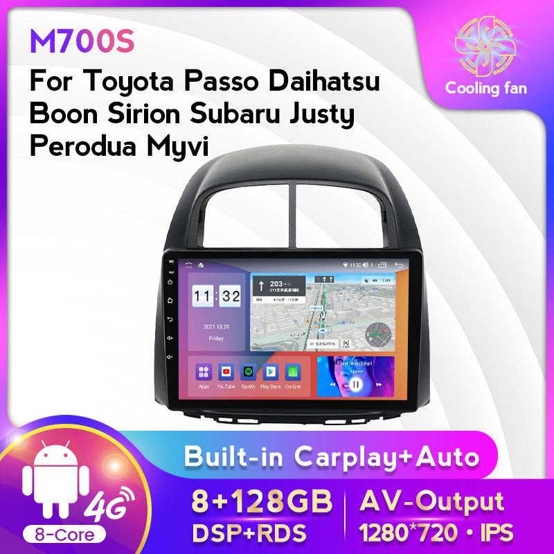 Suitable for Toyota Passo Daihatsu Boon modified Android large screen central control in-car navigation screen