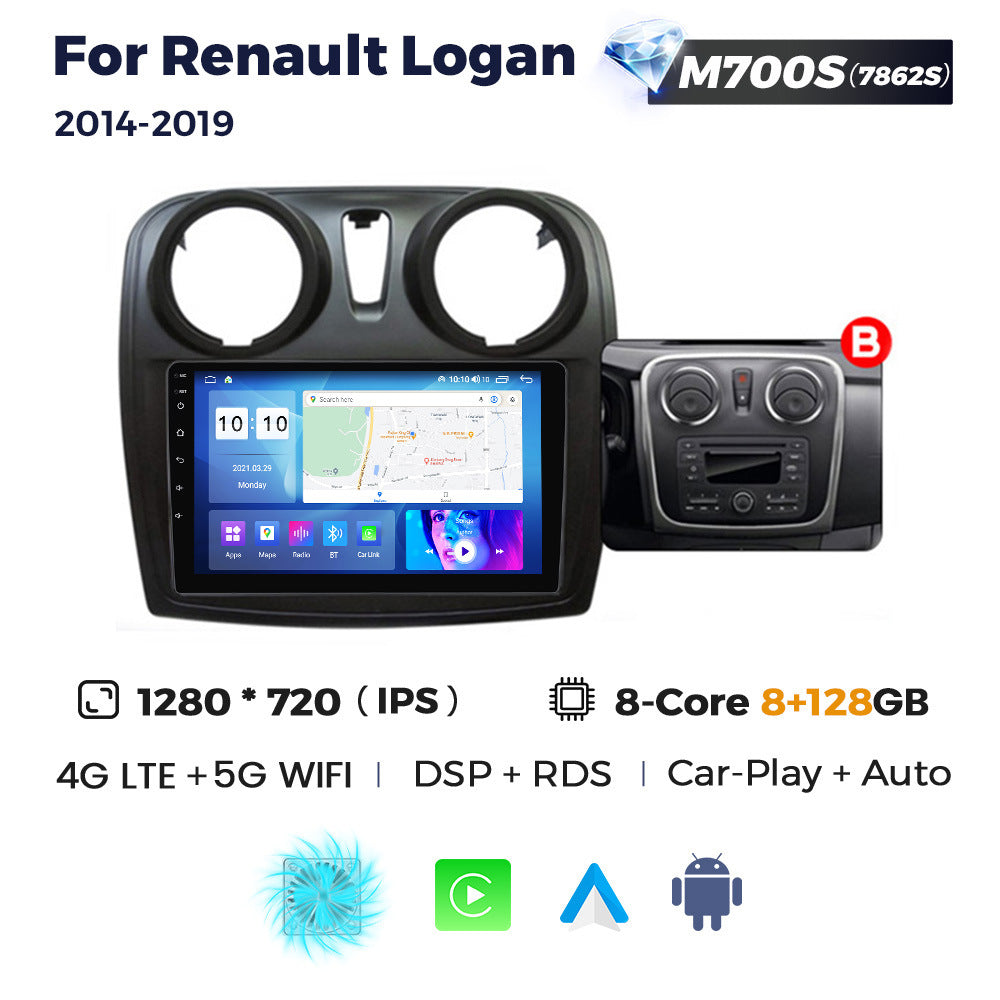 Suitable for renault logan sandero/symbol 2014-2019 renault logan android navigation