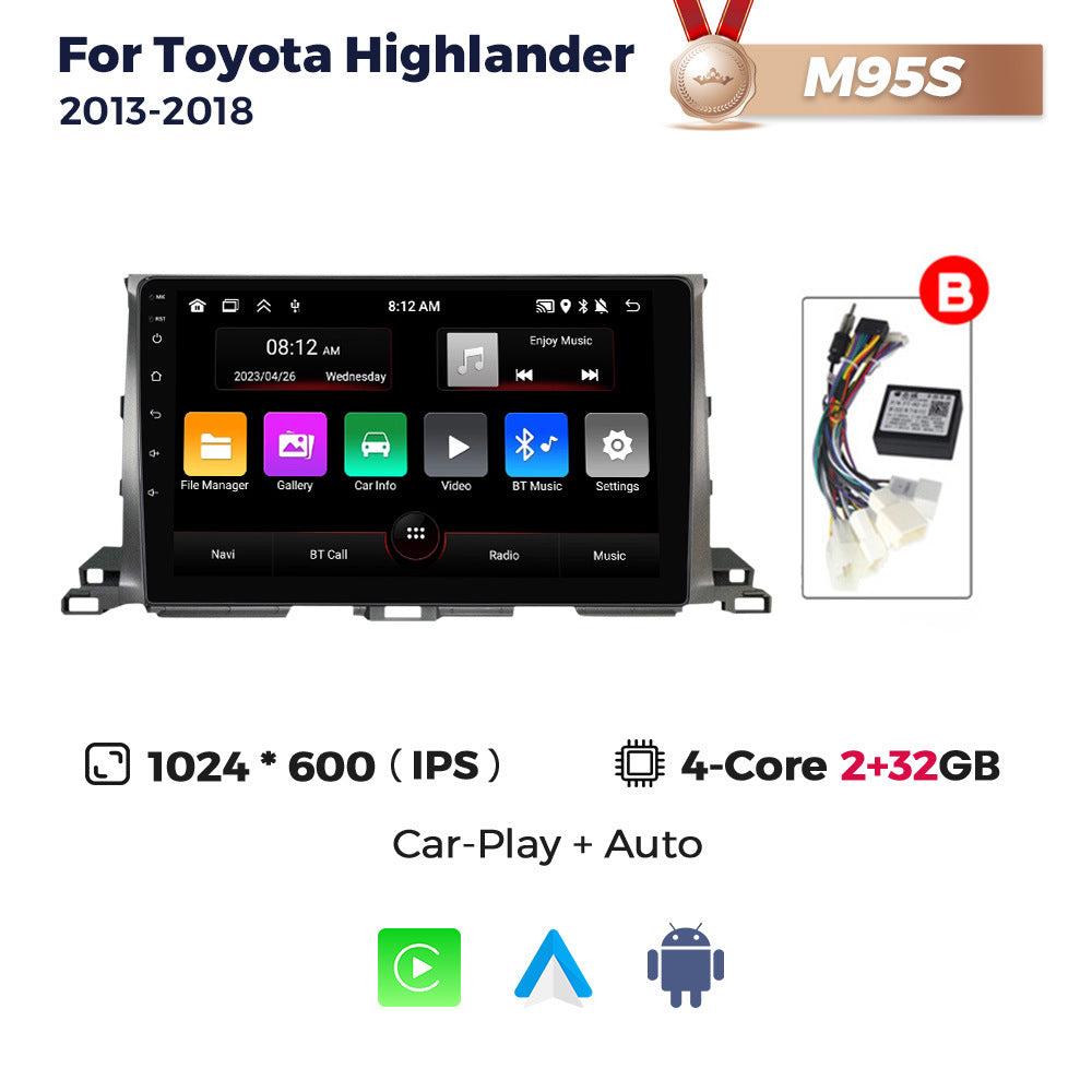 Suitable for toyota highlander 2013-2018 toyota highlander car central control android navigation
