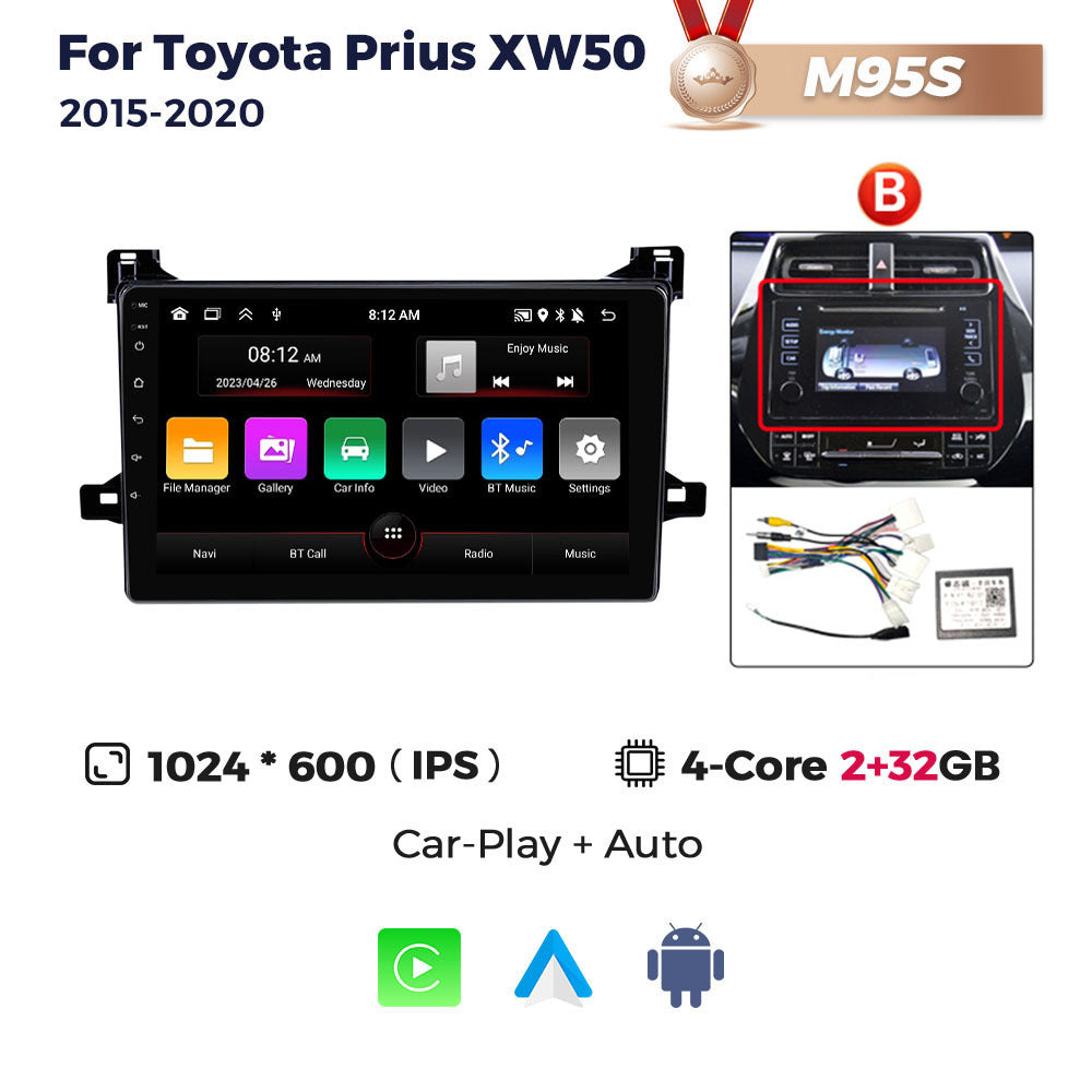 Suitable for toyota prius xw50 2015-2020 toyota prius car android smart navigation