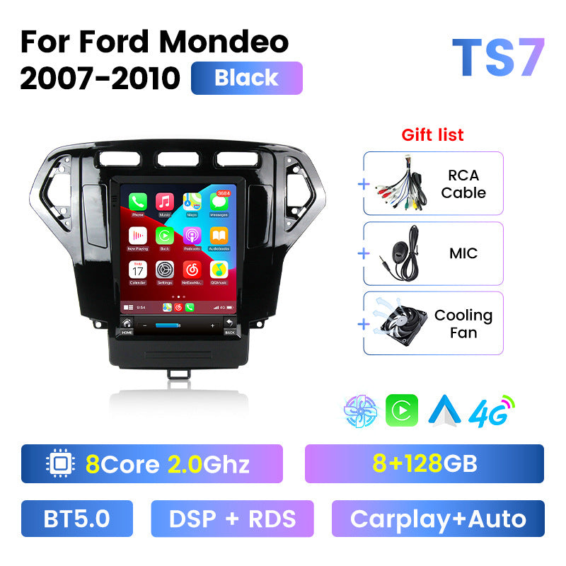 Suitable for 2007-2010 ford mondeo vertical screen android navigation, reversing camera car navigation system / long version