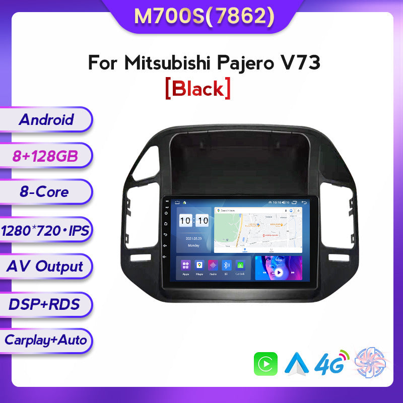 Suitable for mitsubishi pajero pajero v73 car central control large screen gps navigator wireless carplay