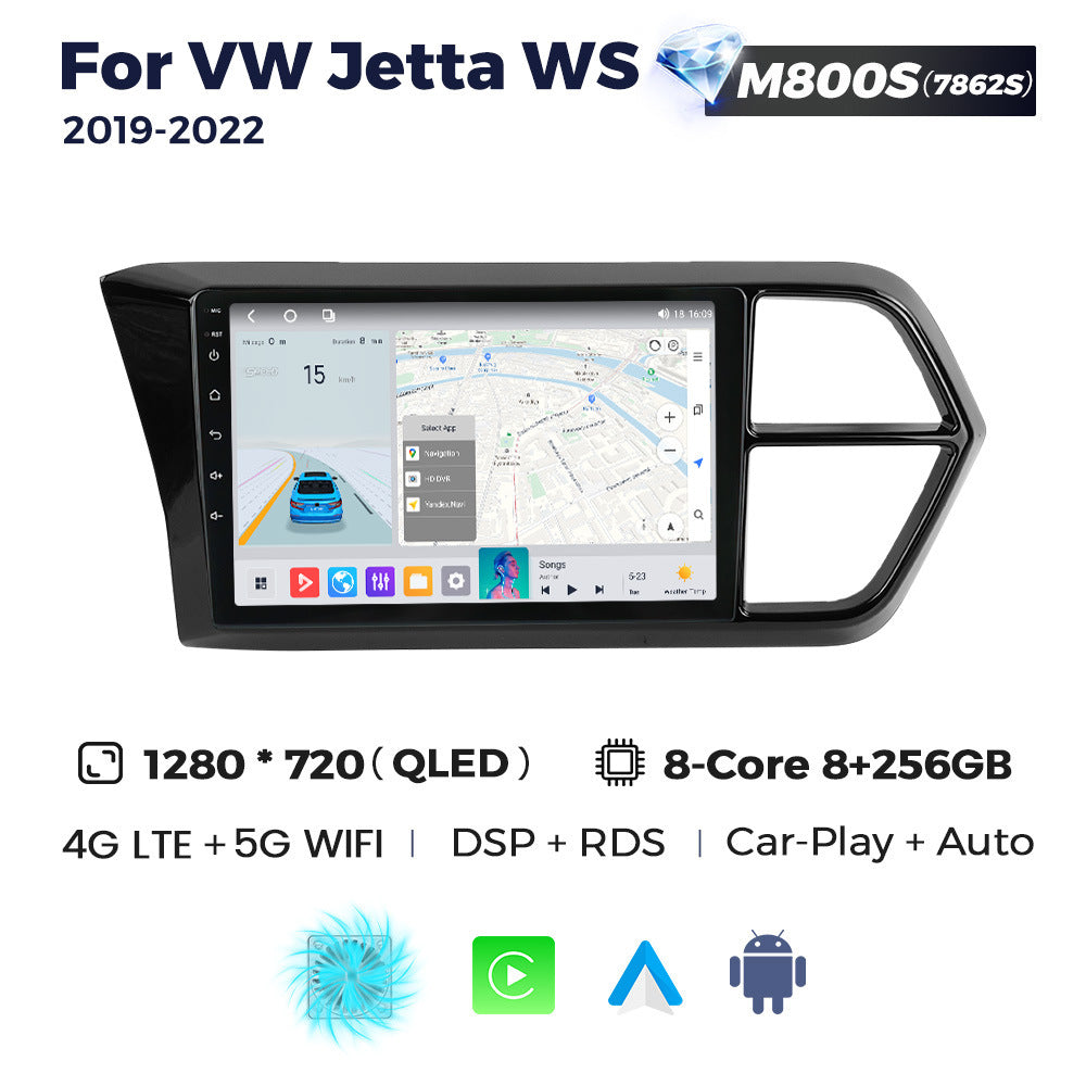 Suitable for vw jetta ws 2019-2022 android large screen car navigation wireless carplay