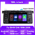 Suitable for BMW E46 3 Series original car style car navigation all-in-one machine Android large screen DVD 4 + 64G