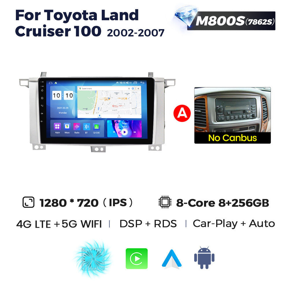 Suitable for toyota land cruiser 100 2002-2007 toyota land cruiser android navigator