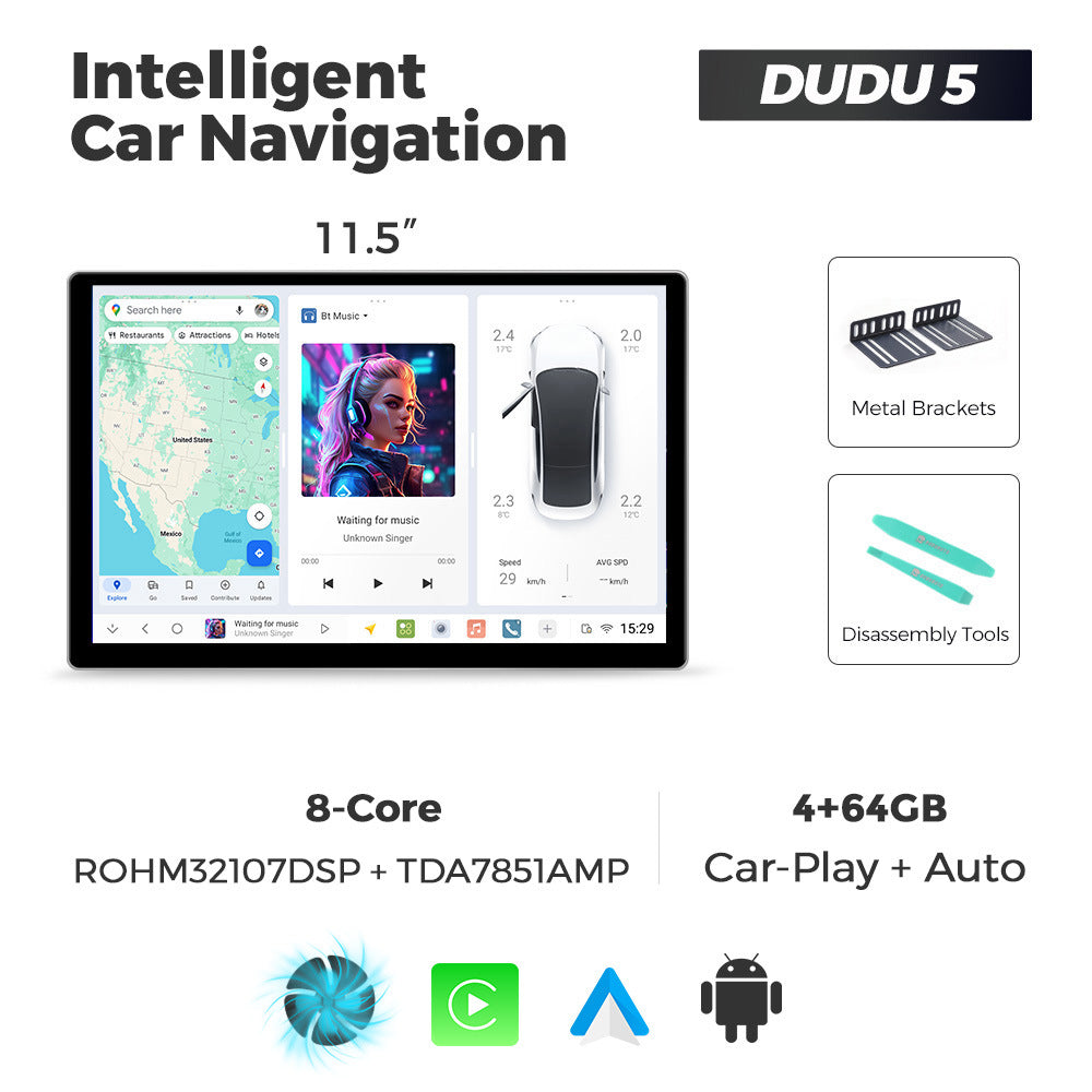 Suitable for 11.5inch duduauto series dudu7 dudu liangshan overseas version intelligent interactive android navigation