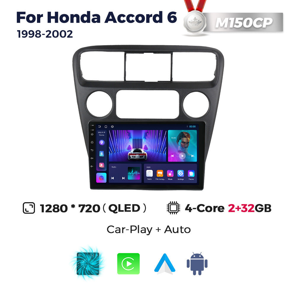 Suitable for 98-02 honda sixth generation accord accord6 android large screen car navigation wireless carplay