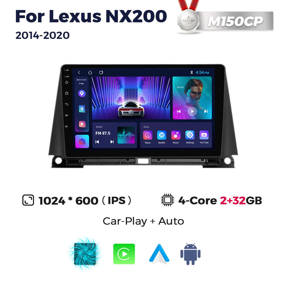 Suitable for Lexus Lexus NX200 14-20 Android Large Screen Central Navigation Radio 8 + 256