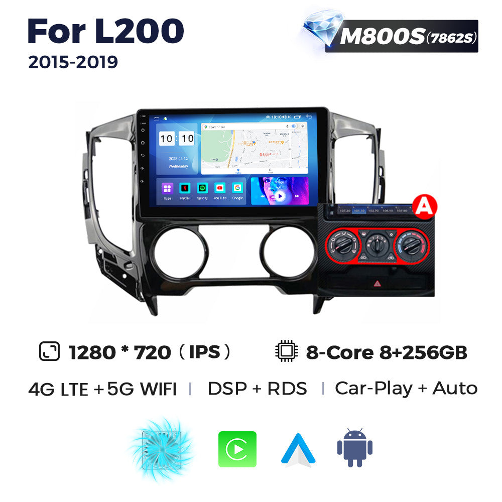 Suitable for mitsubishi l200 2015-2019 triton android car large screen central control navigator