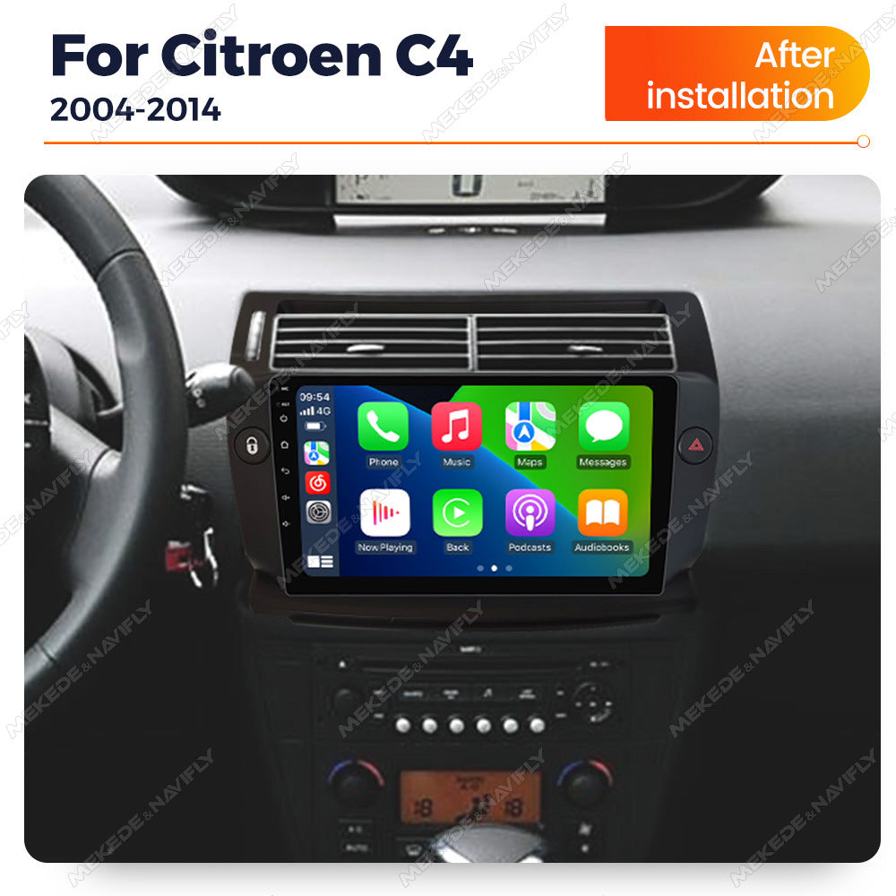 For Citroen C4 04-14 Android Car GPS Navigation MP5 Bluetooth Car Player Carplay