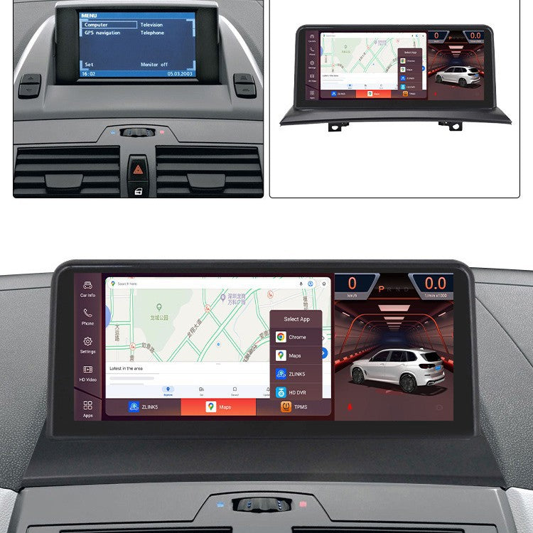 Suitable for bmw x3 e83 original car screen upgrade modification center console large screen android car navigation system id8