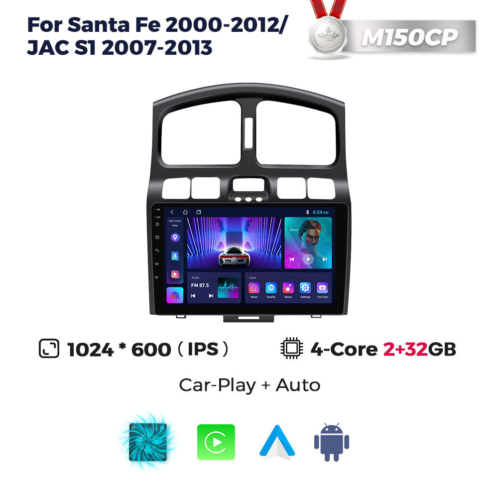 Suitable for hyundai santa fe 06-15 models, in-car central control gps navigation wireless carplay