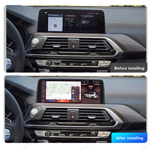 10.25 inch for BMW X3 X4 G01/G02 Android large screen central control car navigation Bluetooth Carplay
