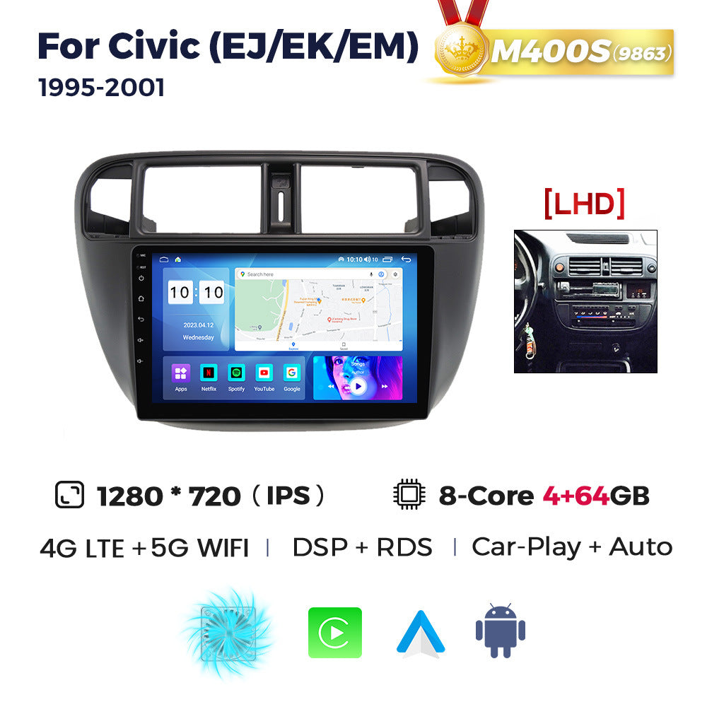Suitable for Honda civic 95-01 Android large screen central control navigation radio screen 8 + 256G