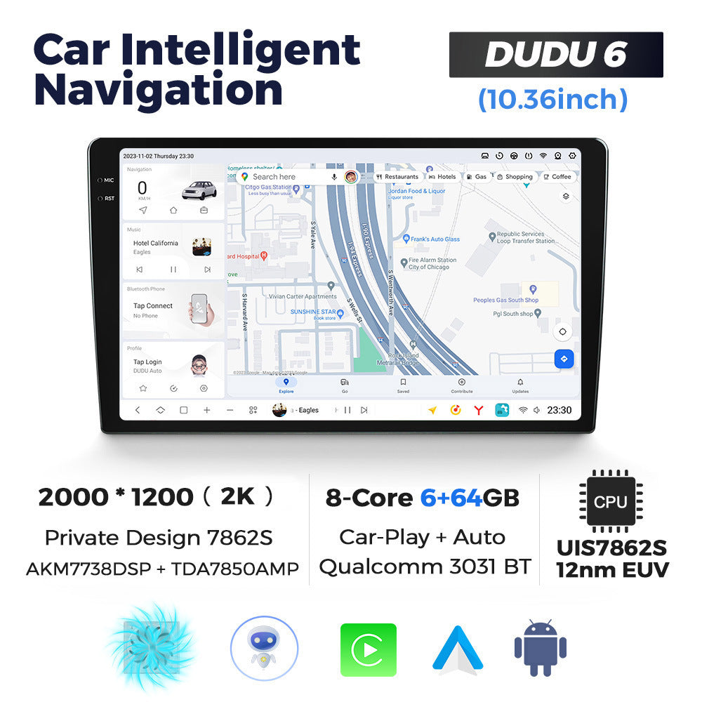 Suitable for dudu6, dudu7, and mekede dudu liangshan overseas edition smart modified android interactive navigation systems
