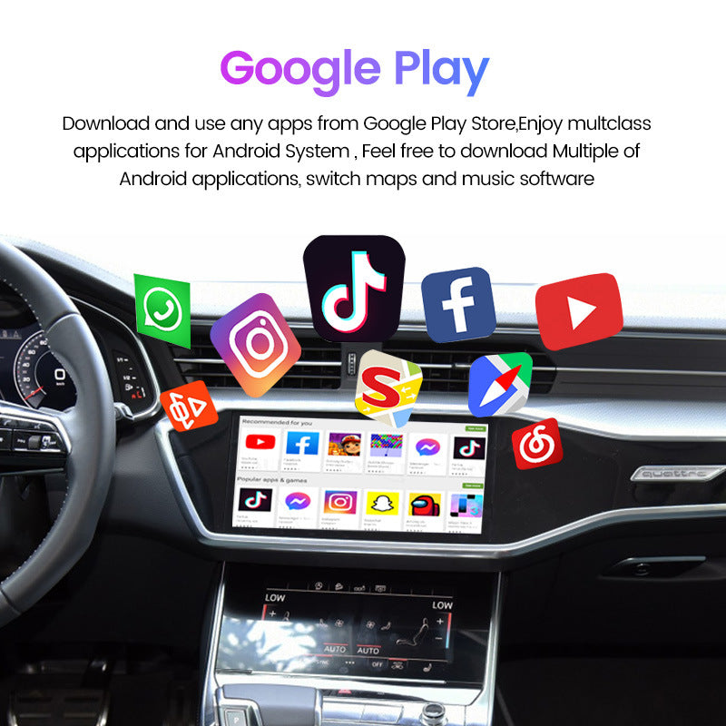 CarPlay AI Box Android 10 Netflix IPTV Wireless Android Auto Car TV Qualcomm 6125