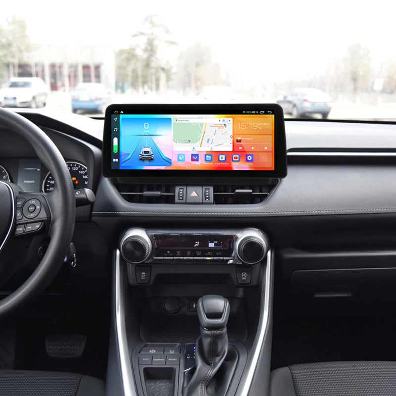 Suitable for Toyota Rav4 modified Android central control car navigation all-in-one machine 12.3 inch vertical screen 6 + 128G