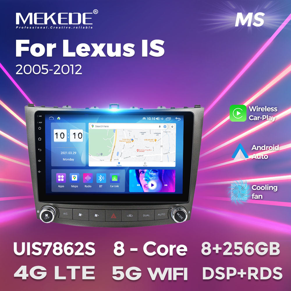 Suitable for 2005-2012 lexus is250 lexus is large screen car smart android navigator