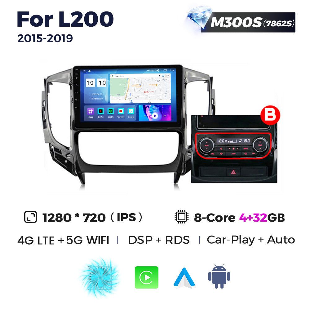 Suitable for mitsubishi l200 2015-2019 triton android car large screen central control navigator