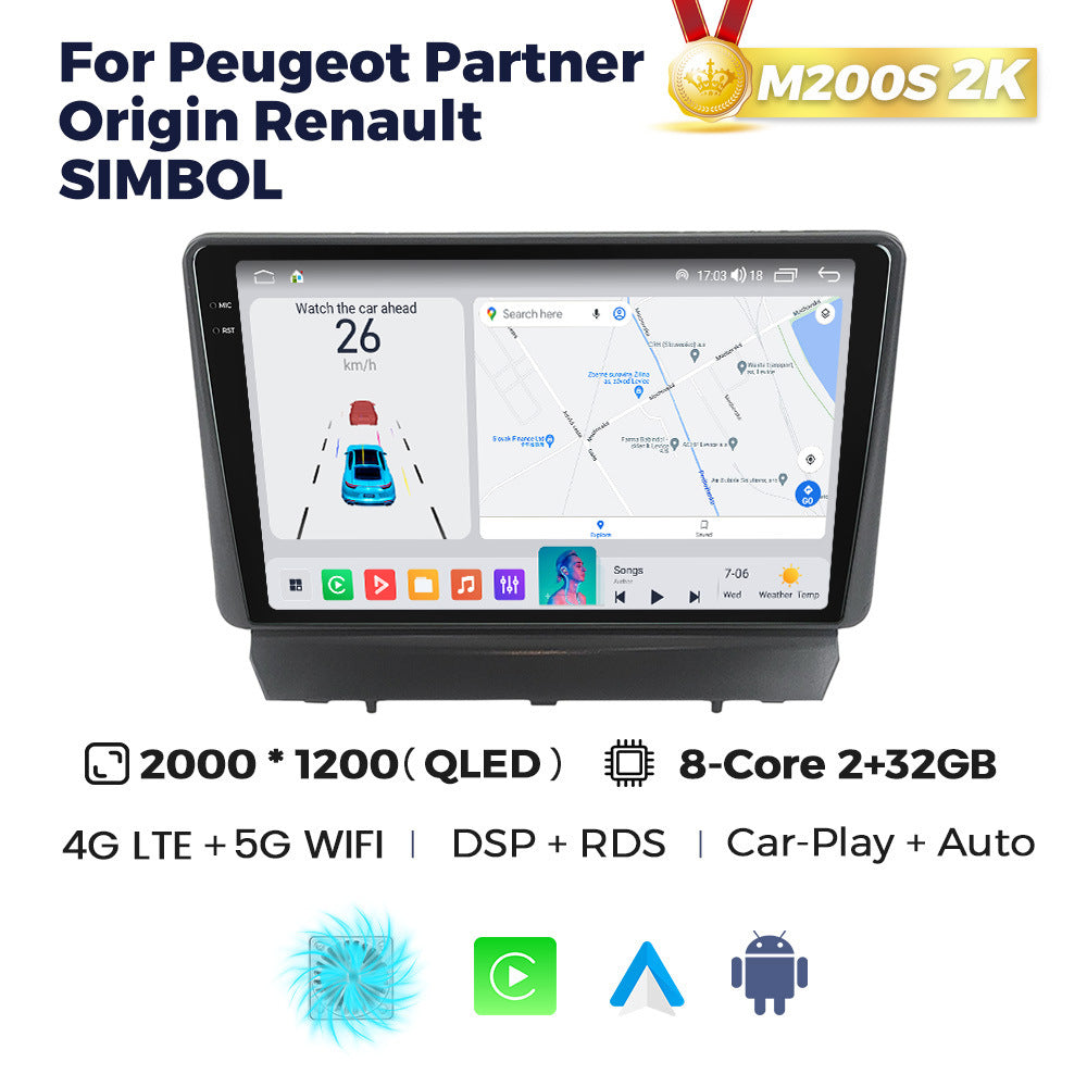 Suitable for peugeot partner origin renault simbol android car navigation