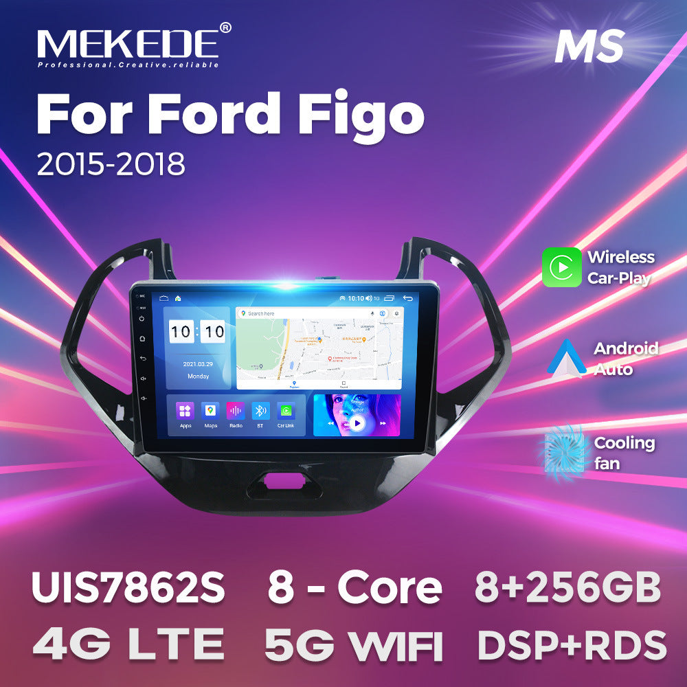 Compatible with Ford Figo 2015-2018 Android large-screen central navigation Bluetooth CarPlay