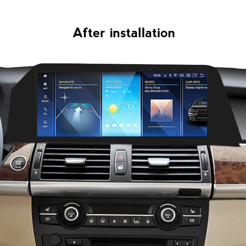Suitable for bmw x5 e70 x6 e71 qualcomm 12.3inch blade screen car central control navigation carplay