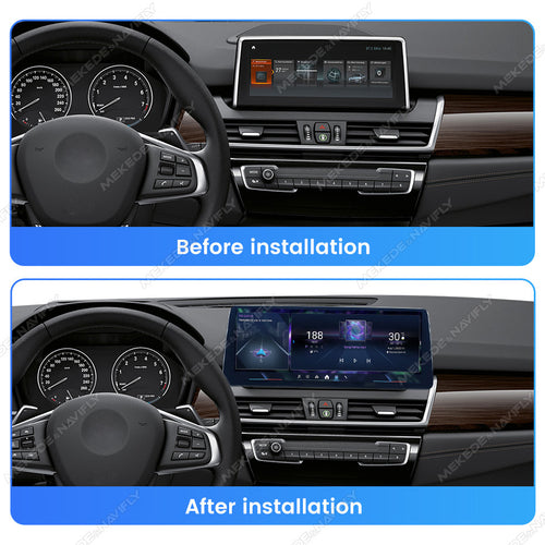 12.3 Applicable to BMW 2 Series F45 F46 F87 2013-2019 Android large screen central control car navigation Bluetooth