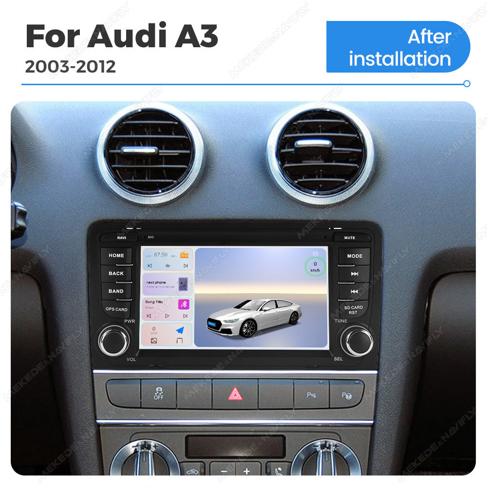 Suitable for audi a3 2003-2012, original car style button android smart navigation system