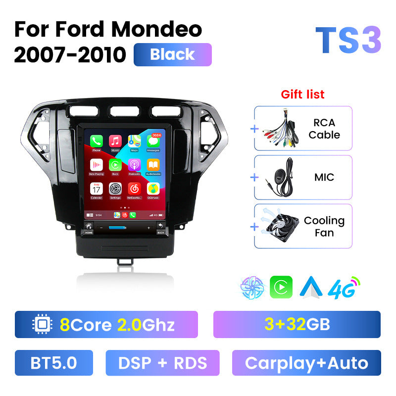 Suitable for 2007-2010 ford mondeo vertical screen android navigation, reversing camera car navigation system / long version
