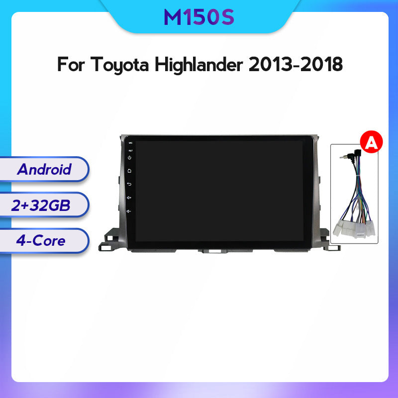 Suitable for Toyota Highlander 13-18 modified Android large-screen central control car navigation screen 8 + 128G