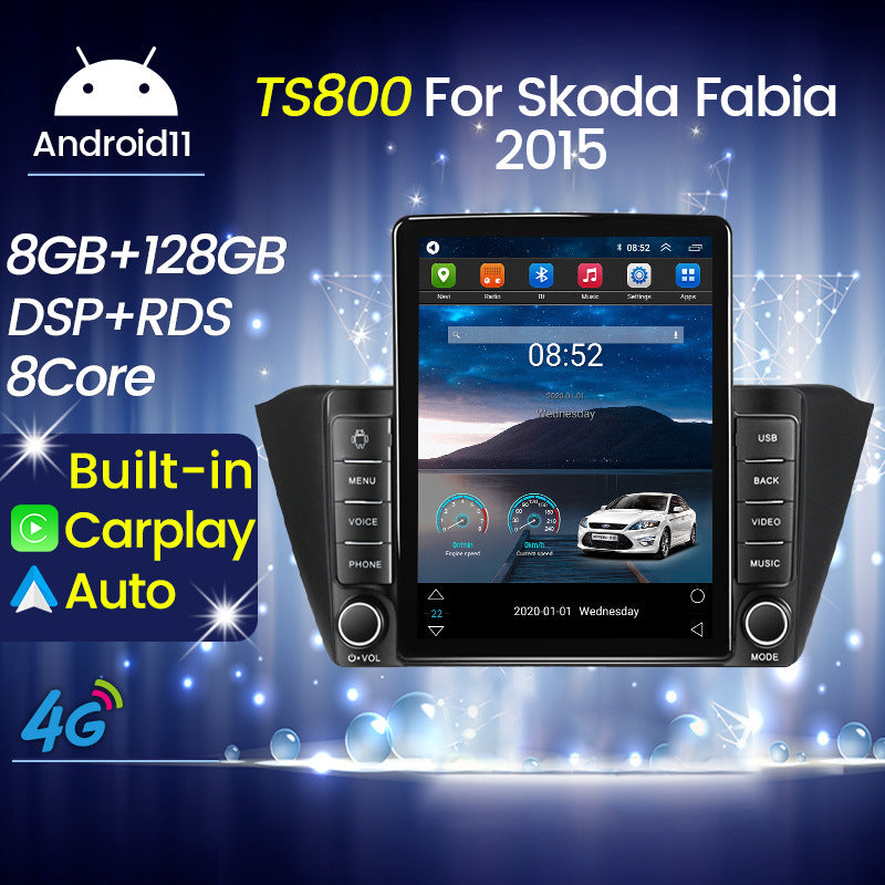 Suitable for skoda fabia 2015 skoda fabia vertical screen android navigator carplay