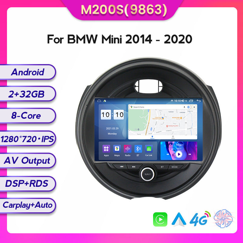 Suitable for bmw mini 14-20 bmw mini car android large screen navigator wireless carplay