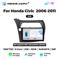 Applicable to Honda Civic 06-11 Android large screen central control car navigation radio screen