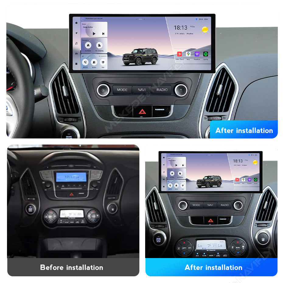 Suitable for hyundai ix35 2010-2015 hyundai ix35 12.3inch android vertical screen car navigation