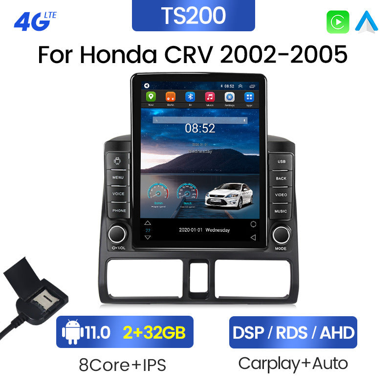 Suitable for 2002-2005 honda crv tk vertical screen car android navigation system wireless carplay head unit