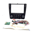 Custom-fit frame for lexus is200 android head unit navigation screen, audio modification panel
