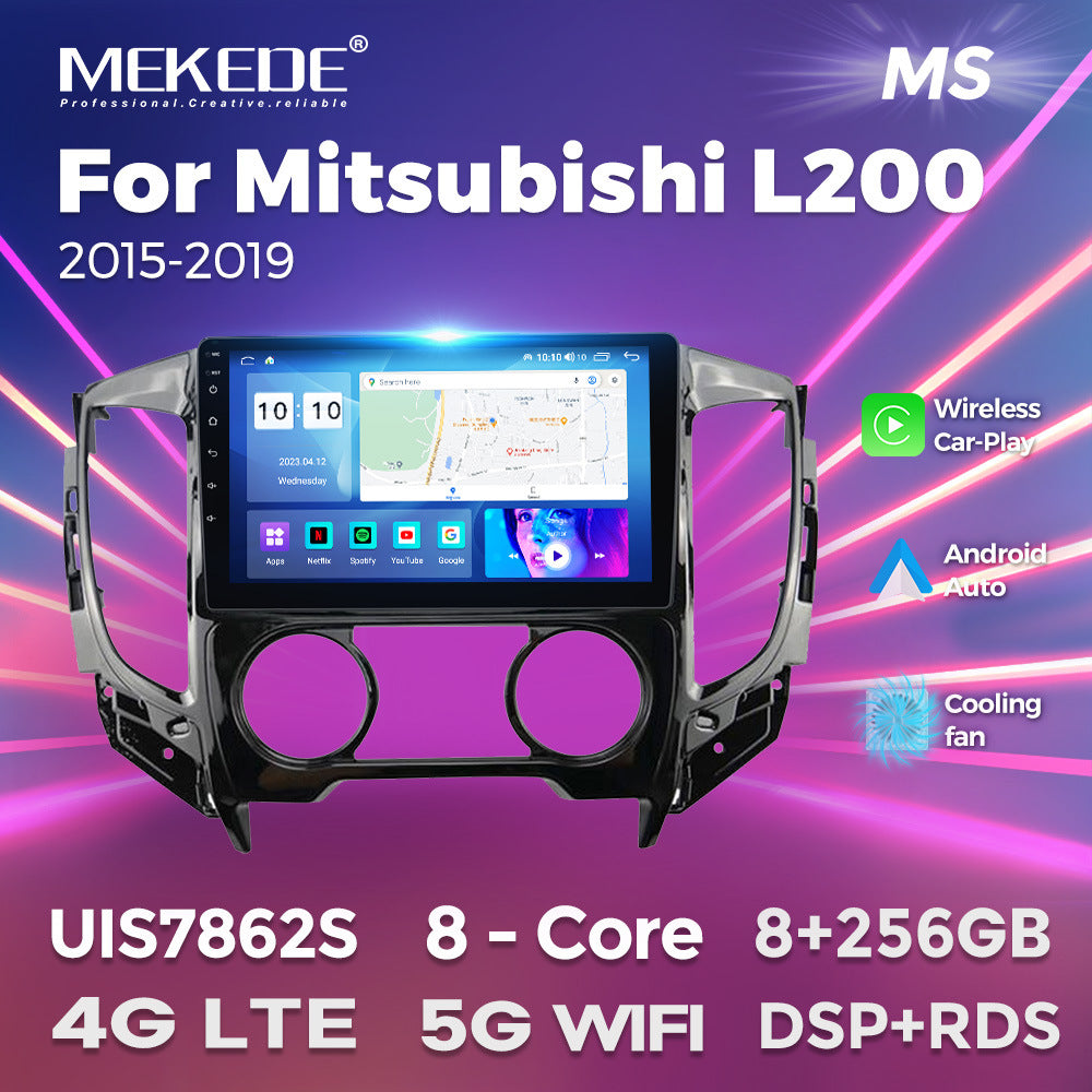 Suitable for mitsubishi l200 2015-2019 triton android car large screen central control navigator